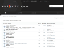 Tablet Screenshot of forum.muziker.cz
